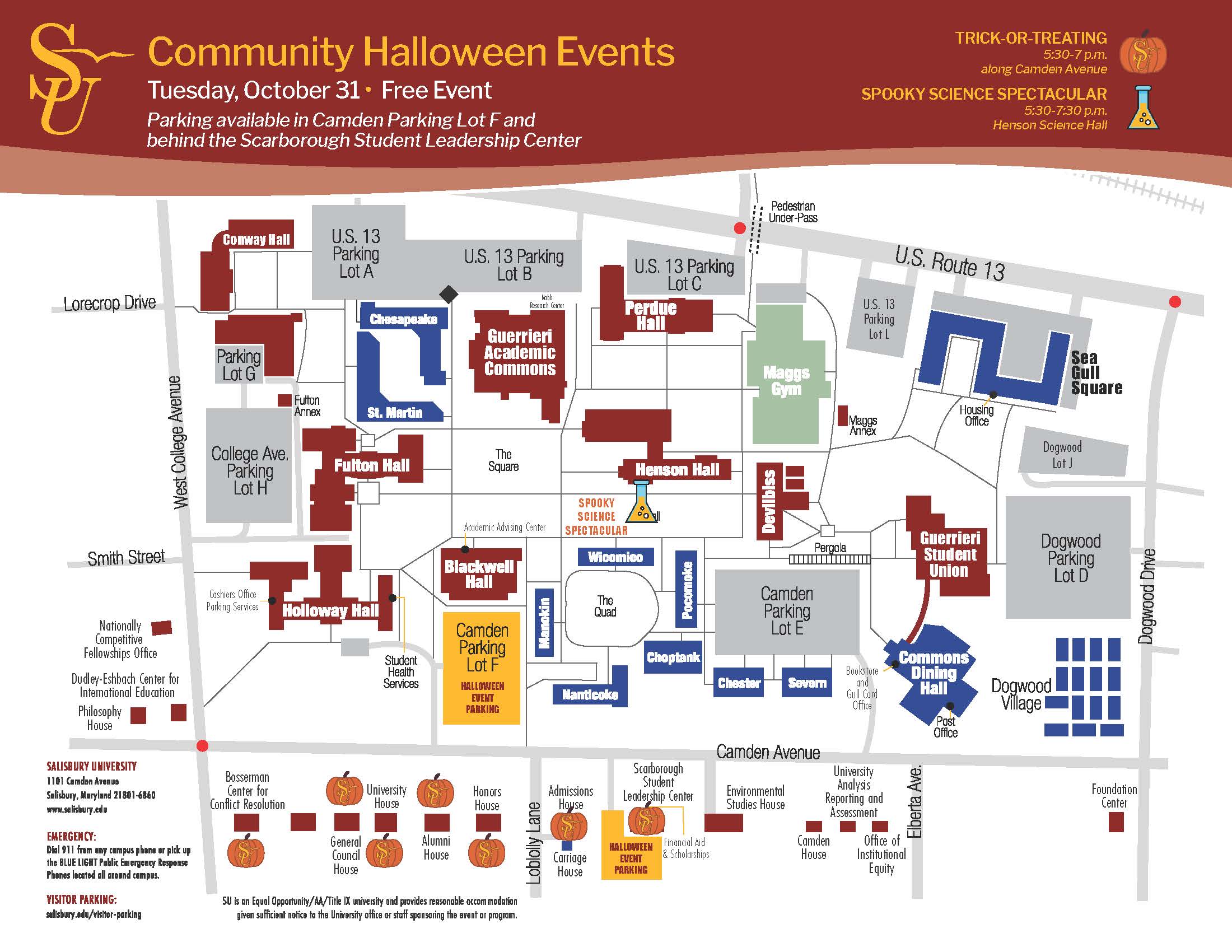 SU Halloween map